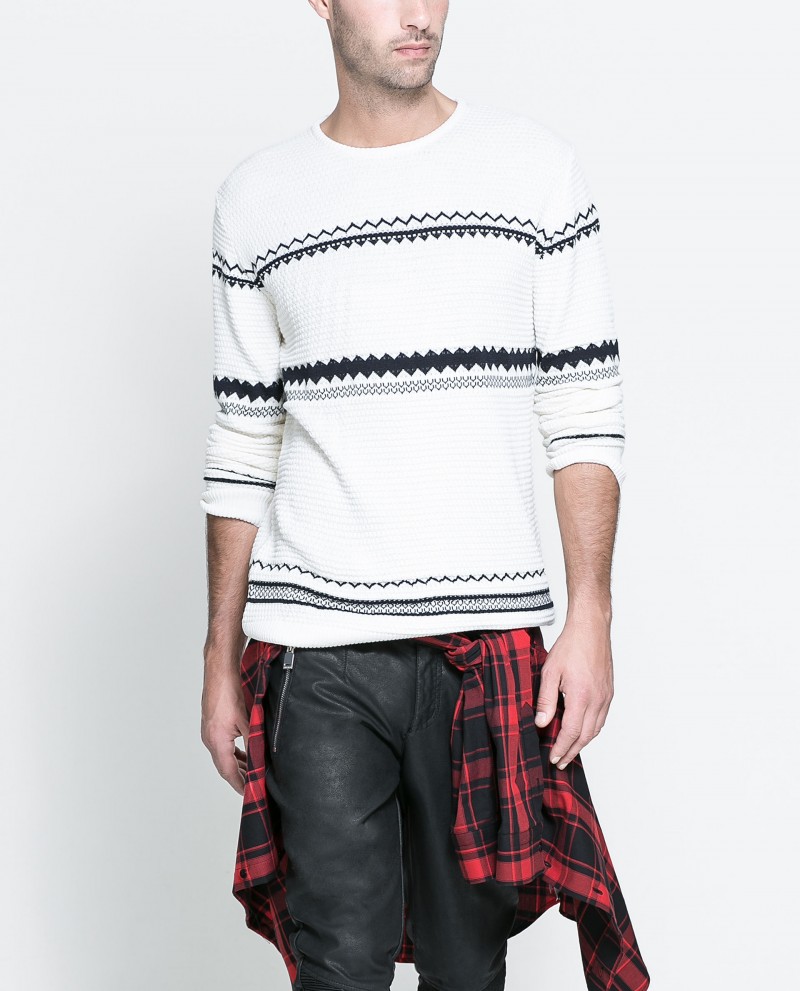 Zara Jacquard Sweater