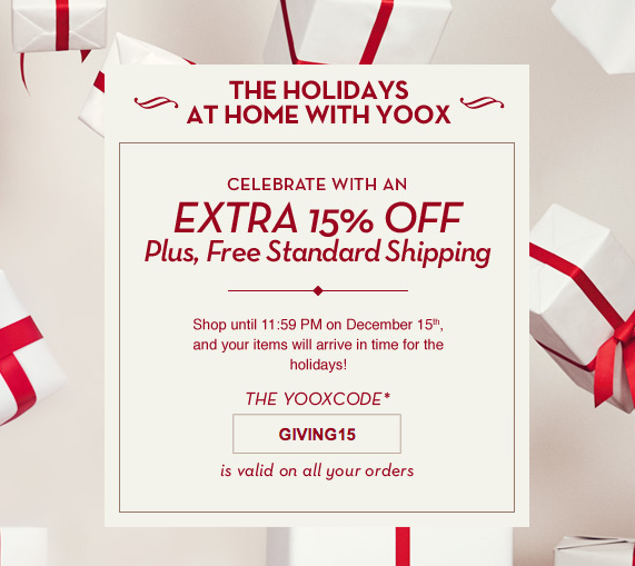 YOOX Sale - Extra 15% Off – The Fashionisto
