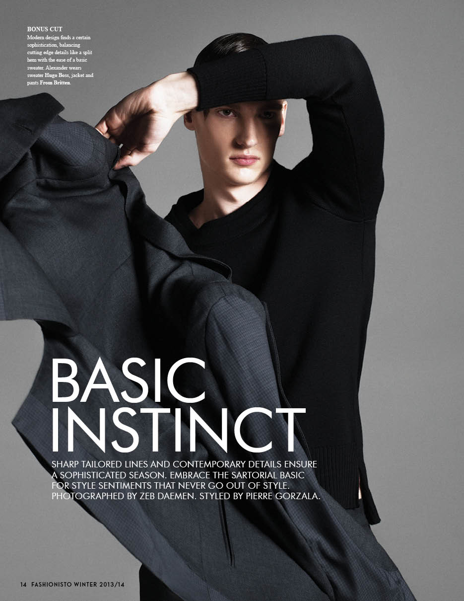 Alexander Dons Striking Styles for Fashionisto #9