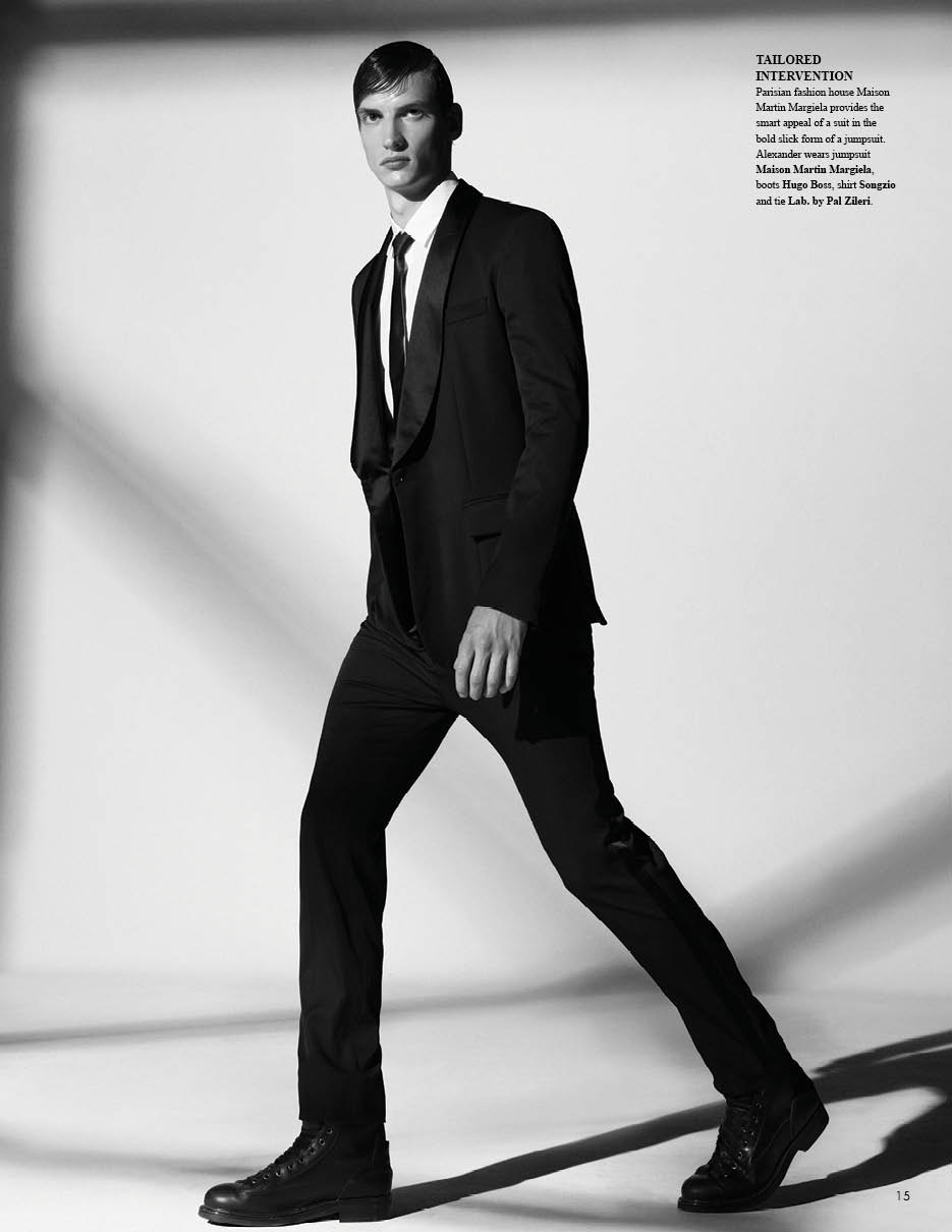 Alexander Dons Striking Styles for Fashionisto #9 – The Fashionisto