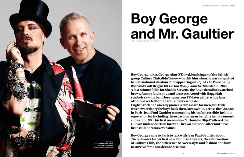 Boy George Jean Paul Gaultier