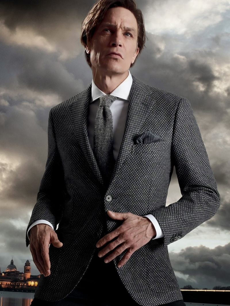 Andre Van Noord for Corneliani Fall/Winter 2013 Campaign