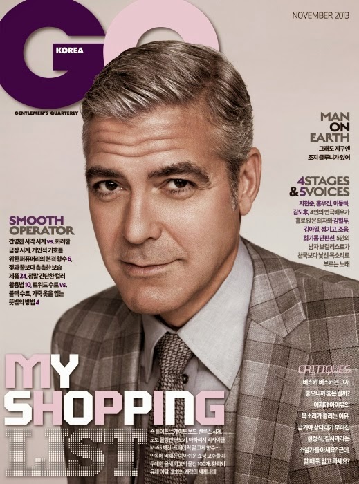 george clooney gq korea