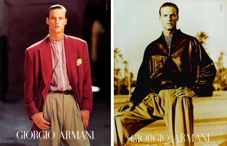 Giorgio Armani Spring/Summer 1992 Campaign John Adams Photo