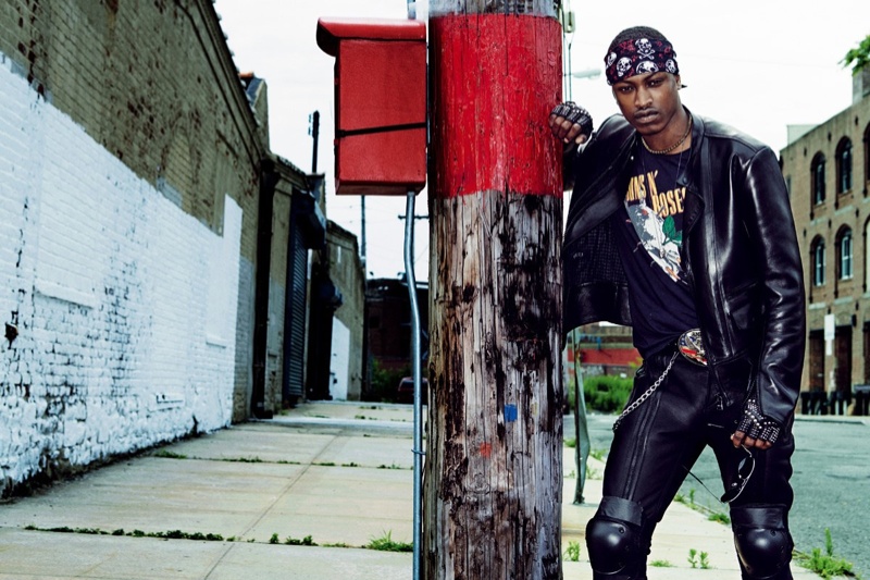 Dominique Hollington, Adonis Bosso, Henry Watkins + More are Bikers in Leather for GQ España