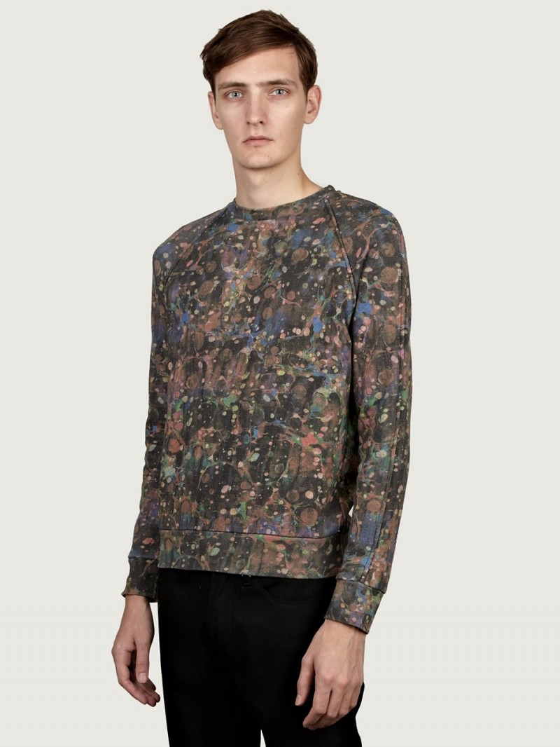 Paul Smith Men's Marble Print Sweatshirt