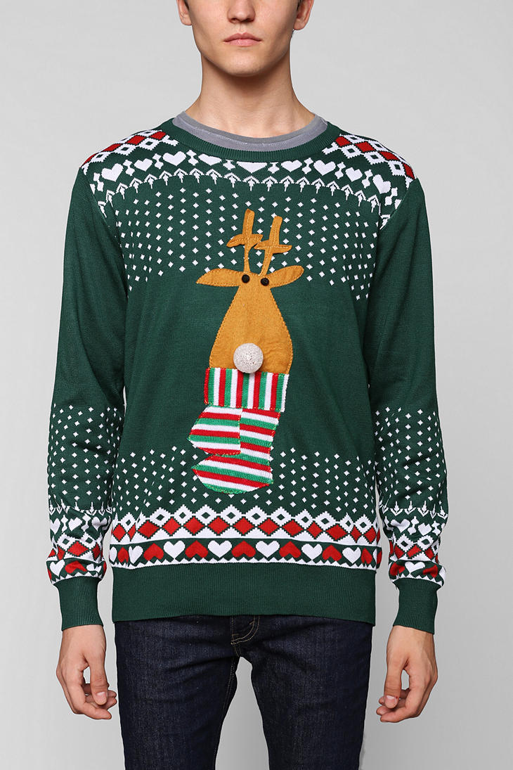 Light-Up Reindeer Sweater