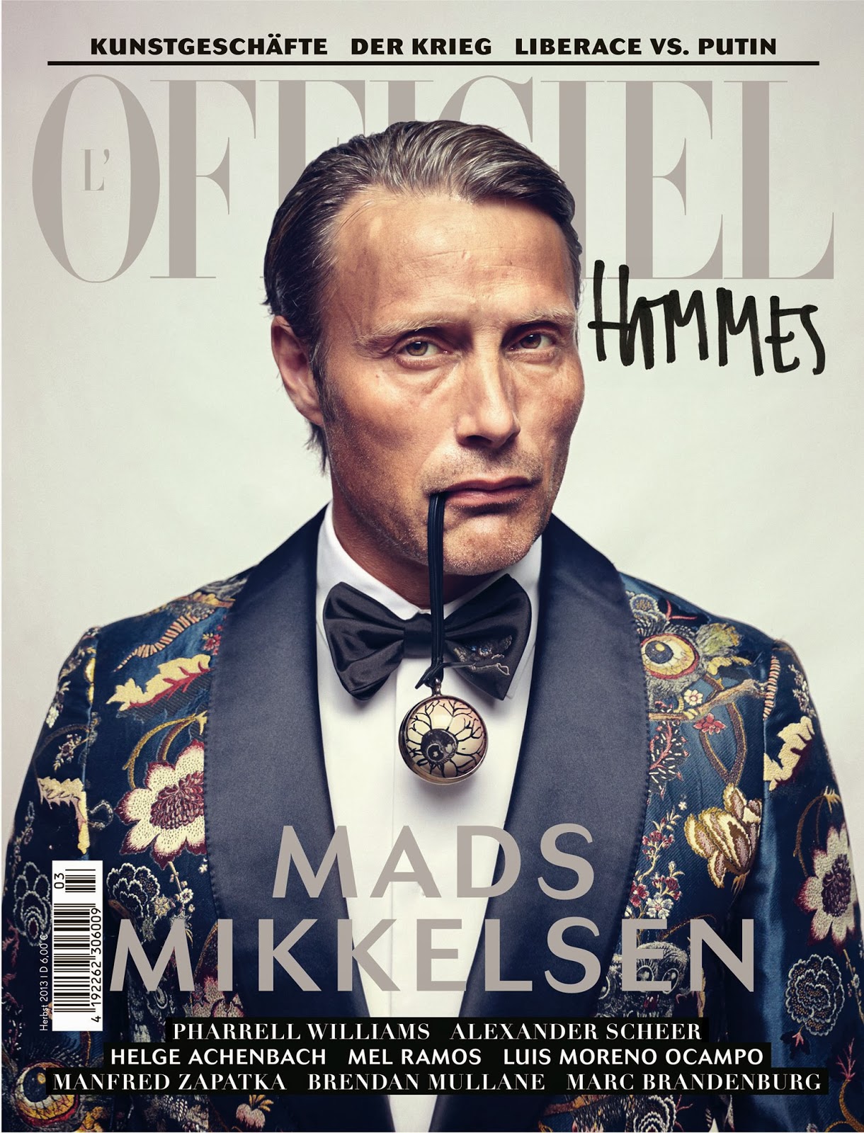 Mads Mikkelsen Covers L’Officiel Hommes Germany in Louis Vuitton