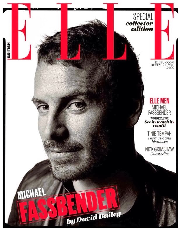 Michael Fassbender Elle UK Cover