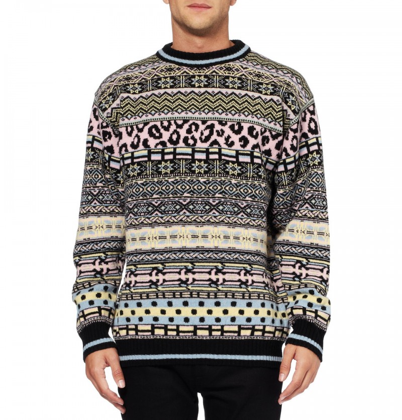 Sibling OVERSIZED FAIR ISLE LAMBSWOOL SWEATER