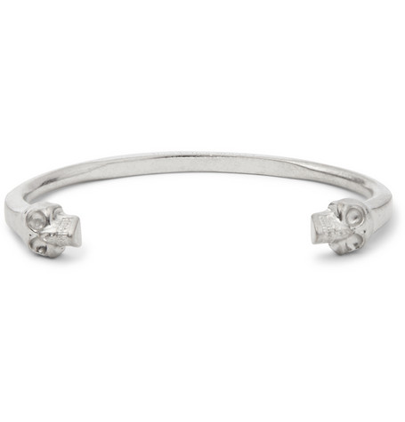 Alexander McQueen Skull-ended Metal Cuff