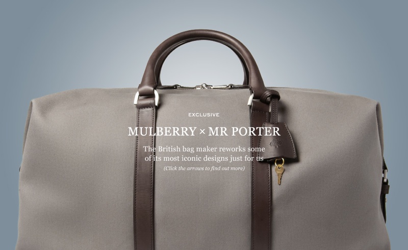 Mulberry x Mr Porter Exclusive