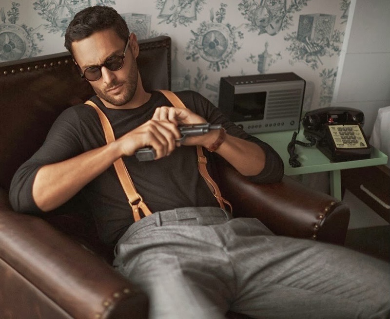 Noah Mills is 'The Professional' for L'Officiel Hommes China