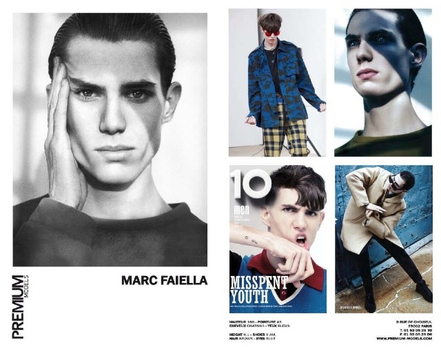 fashion week through the eyes of male model, marc sebastian faiella