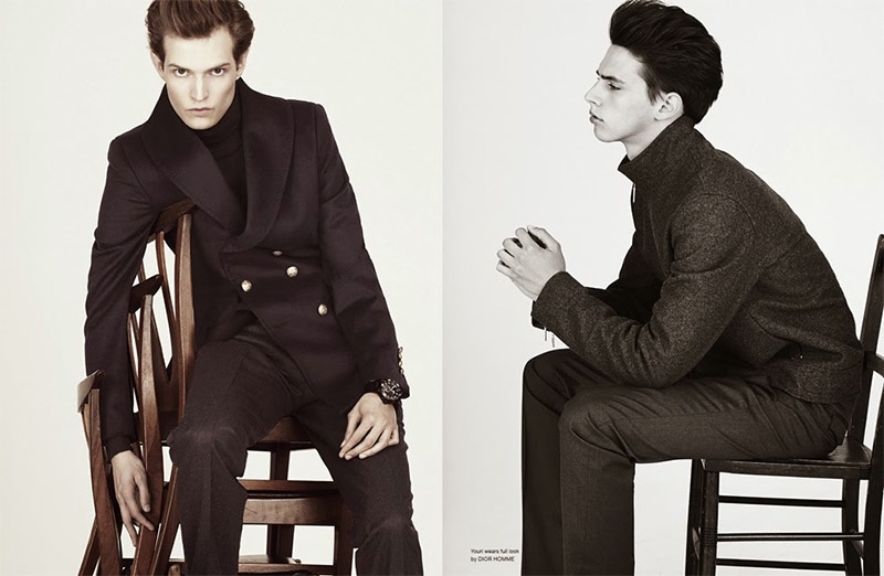 Adrian Wlodarski, Yannick Abrath & Youri Dedeurwaerder Impress in Black for SID Magazine