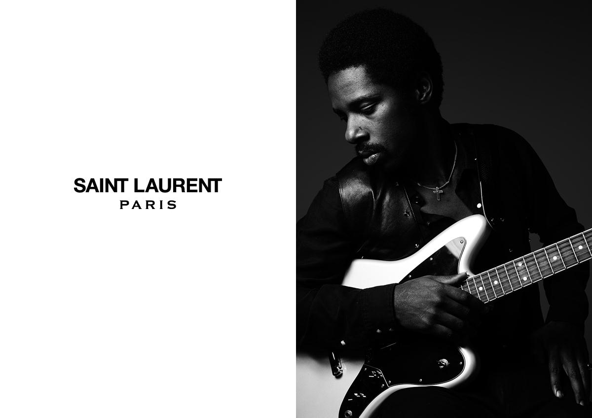 Hedi Slimane Photographs Curtis Harding for Saint Laurent Music Project