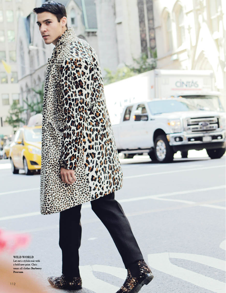 Chris Petersen Dons Winter Coats for Fashionisto #9