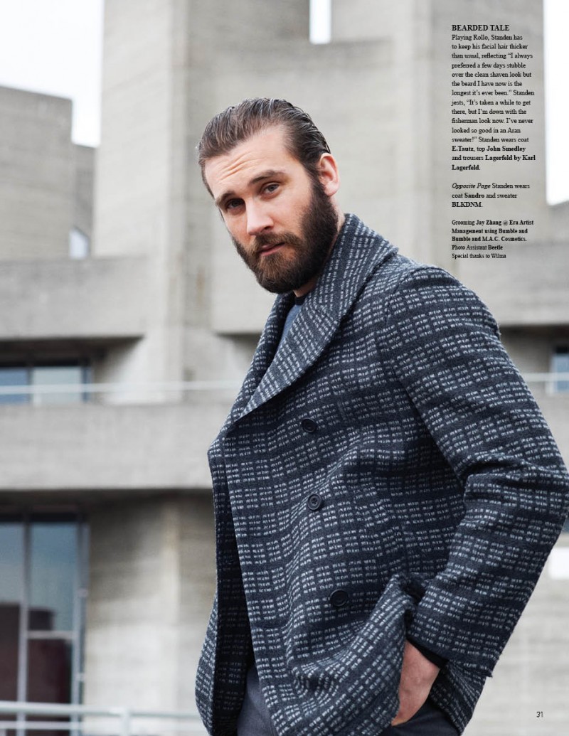 Clive Standen of 'Vikings' for Fashionisto #9