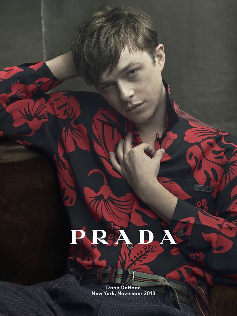 dane dehaan prada spring summer 2014 menswear campaign 0001