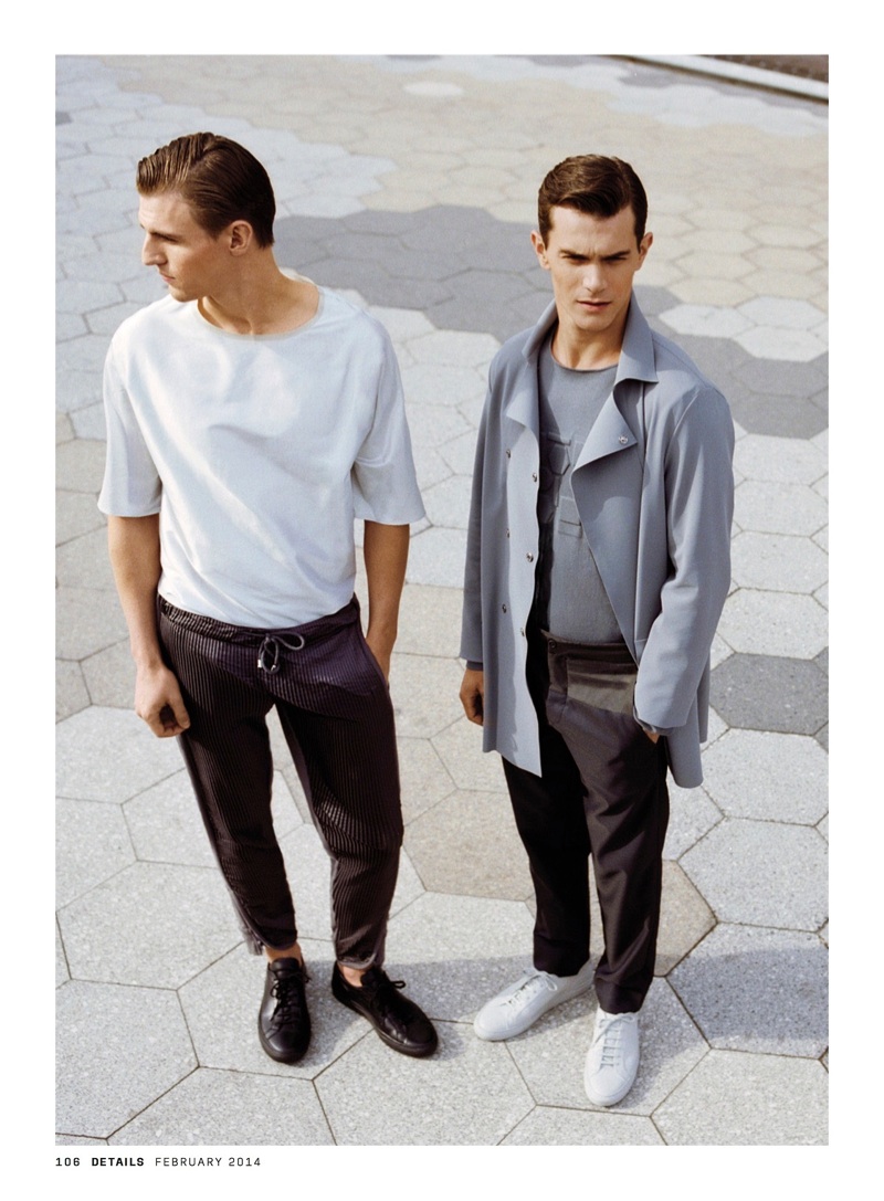 Vincent LaCrocq & Reid Prebenda Wear Sporty Styles for Details