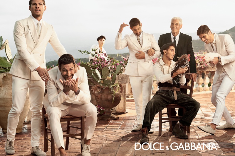 dolce and gabbana family campaign