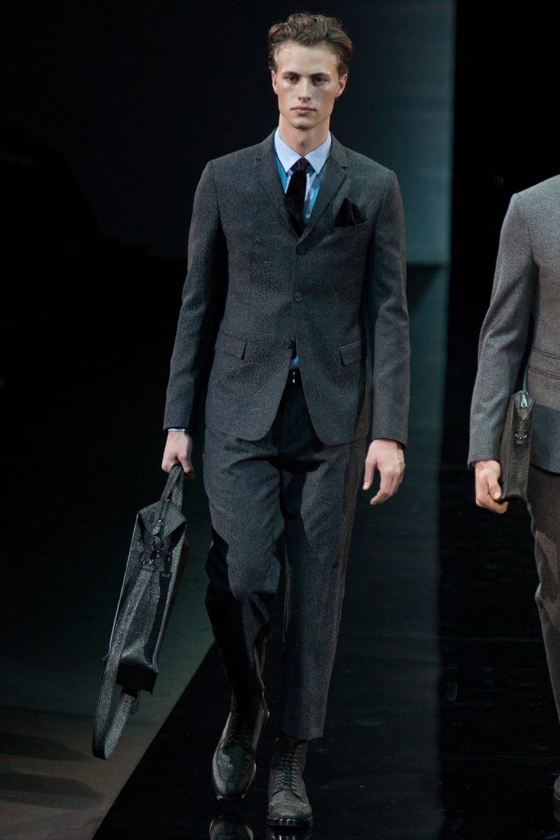 Emporio Armani Fall/Winter 2014 | Milan Fashion Week | The Fashionisto