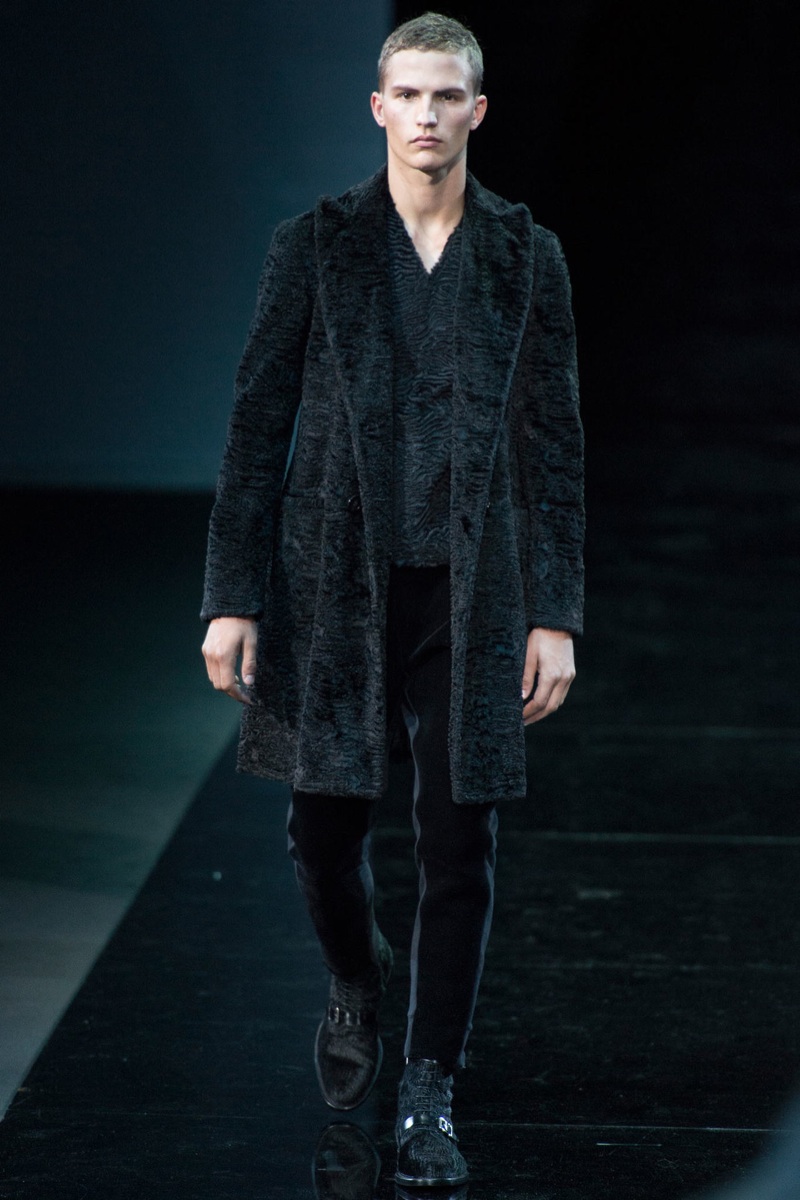 Emporio Armani Fall/Winter 2014 | Milan Fashion Week | The Fashionisto