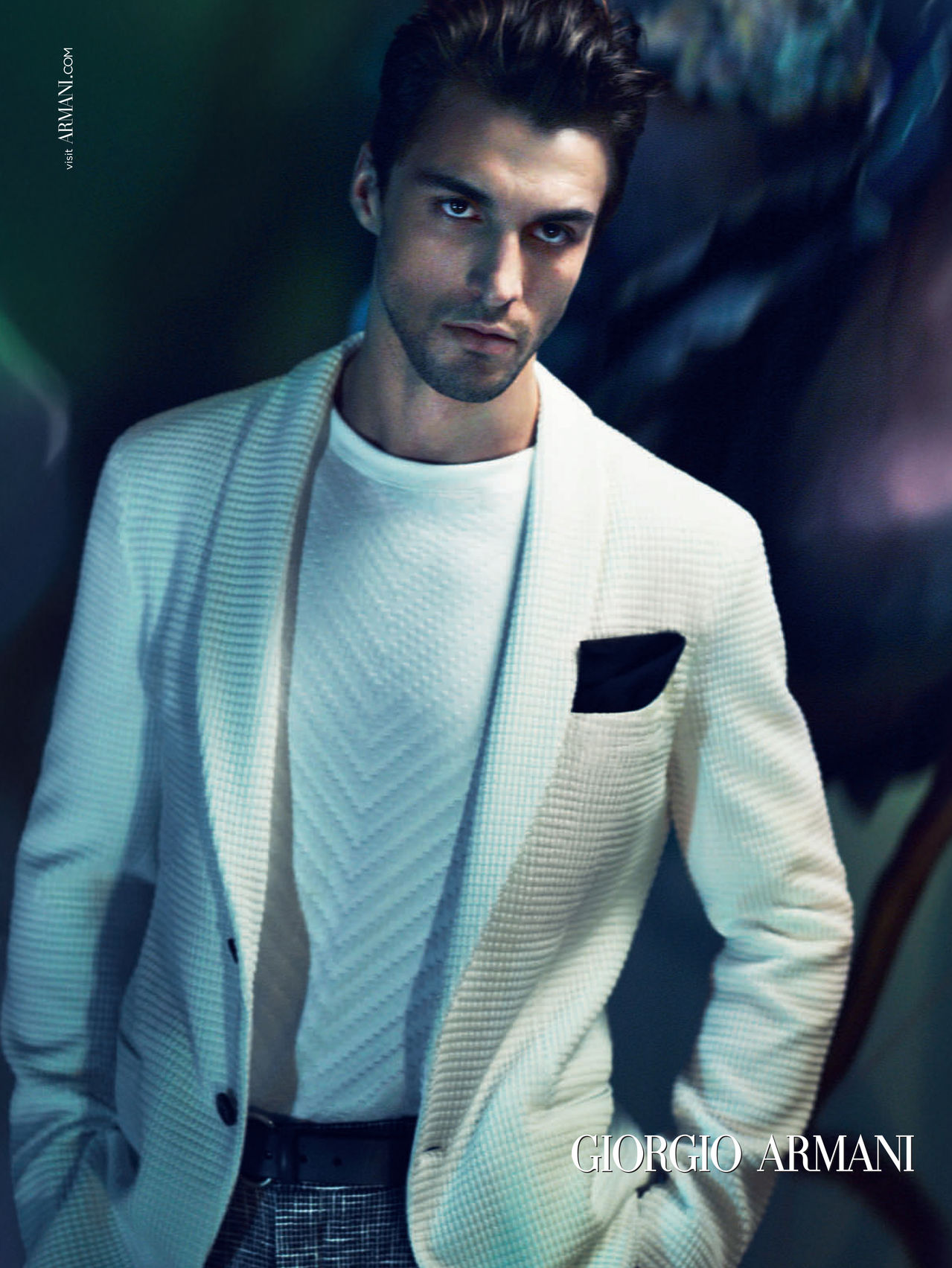 Giorgio Armani Men Spring/Summer 2014 Campaign with Nikolai Danielson