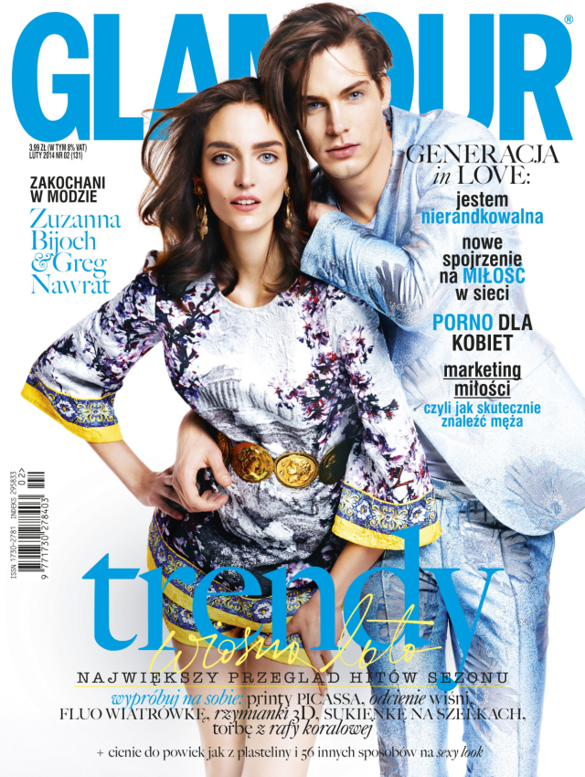 Greg Nawrat Covers Glamour Poland's Latest Issue