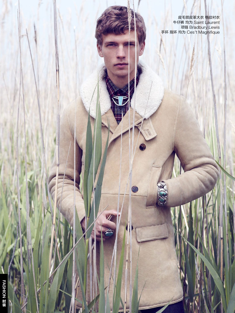 Benjamin Eidem is a Wild Cowboy for GQ China
