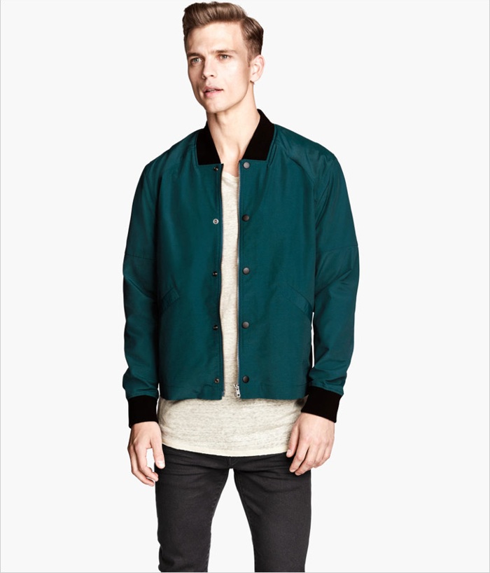 Benjamin Eidem Sports Teal Spring Styles for H&M