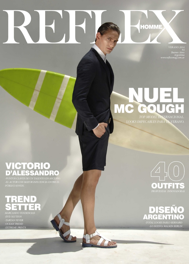 Nuel McGough Embraces a Tailored Summer for Reflex Homme