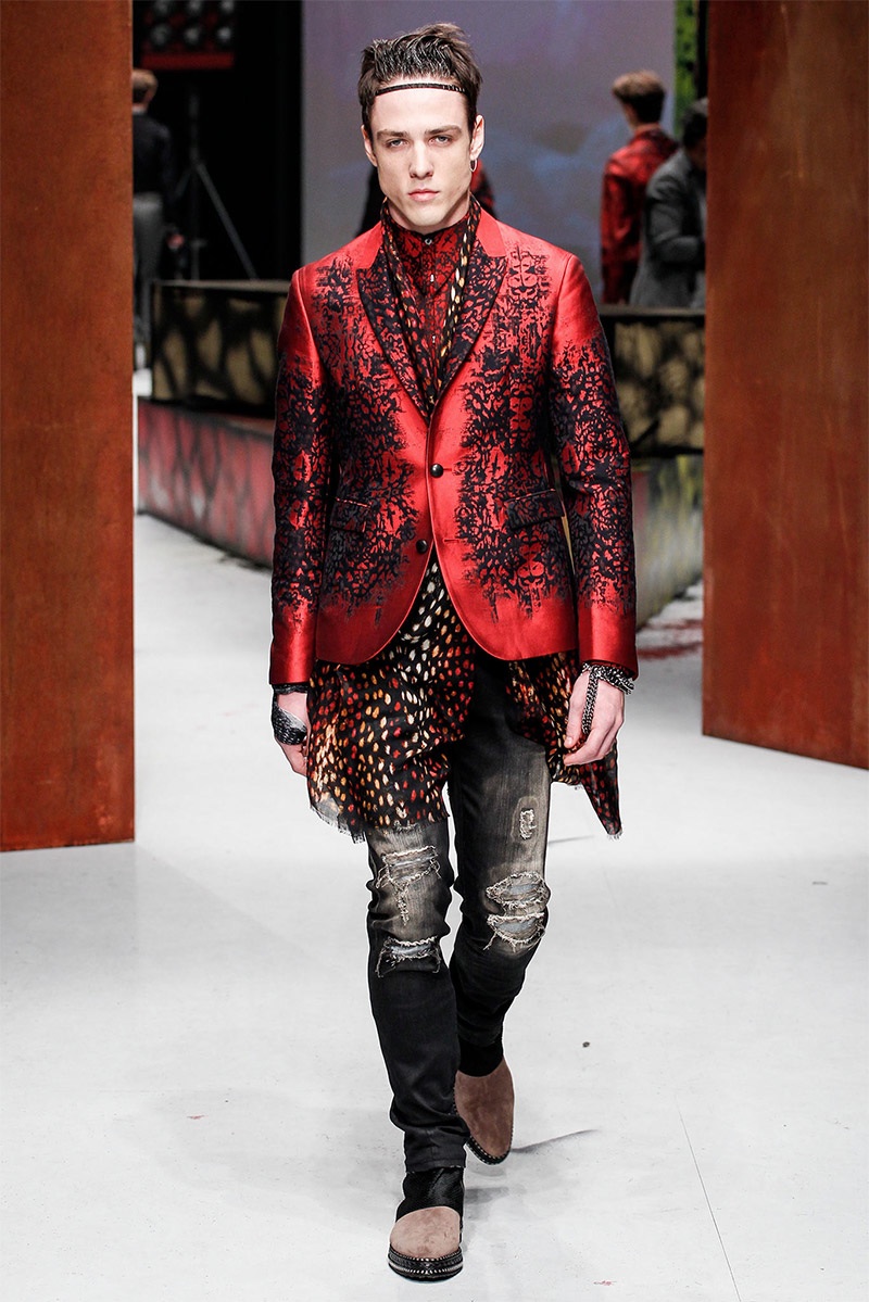 Roberto Cavalli Men Fall/Winter 2014 | Milan Fashion Week | The Fashionisto