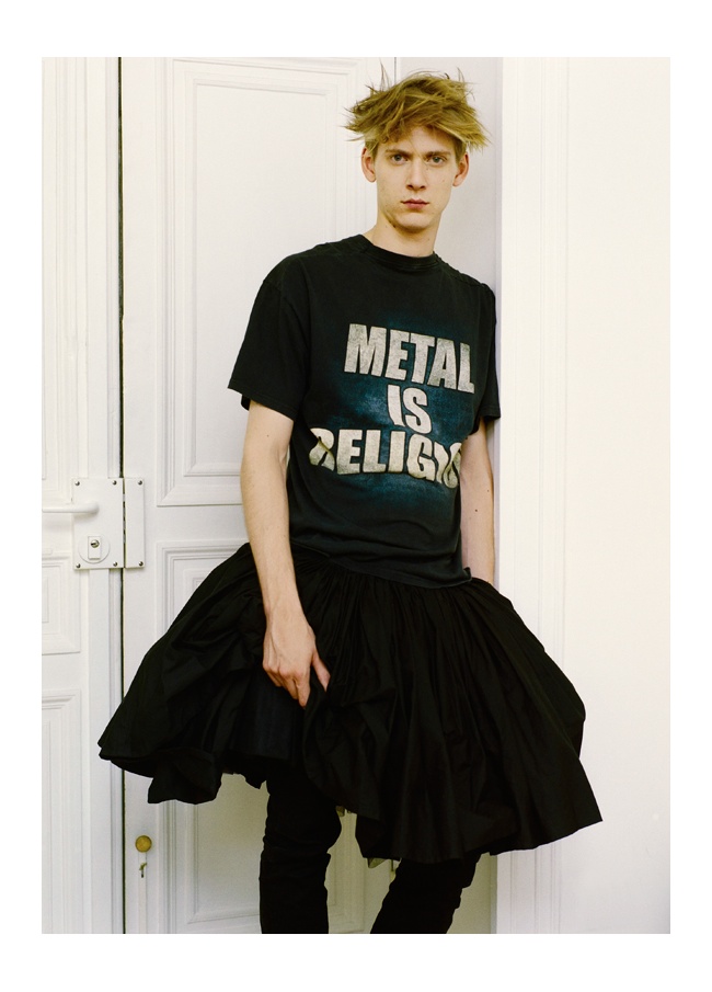Louis de Castro & Theo Derville Wear Yohji Yamamoto for SSAW
