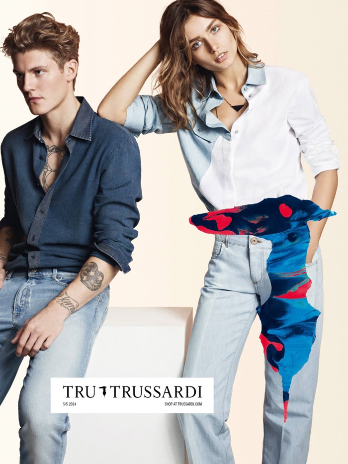 tru trussardi spring summer 2014 campaign 0002