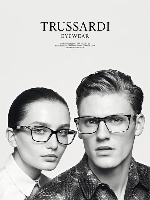 Trussardi eyeglasses best sale