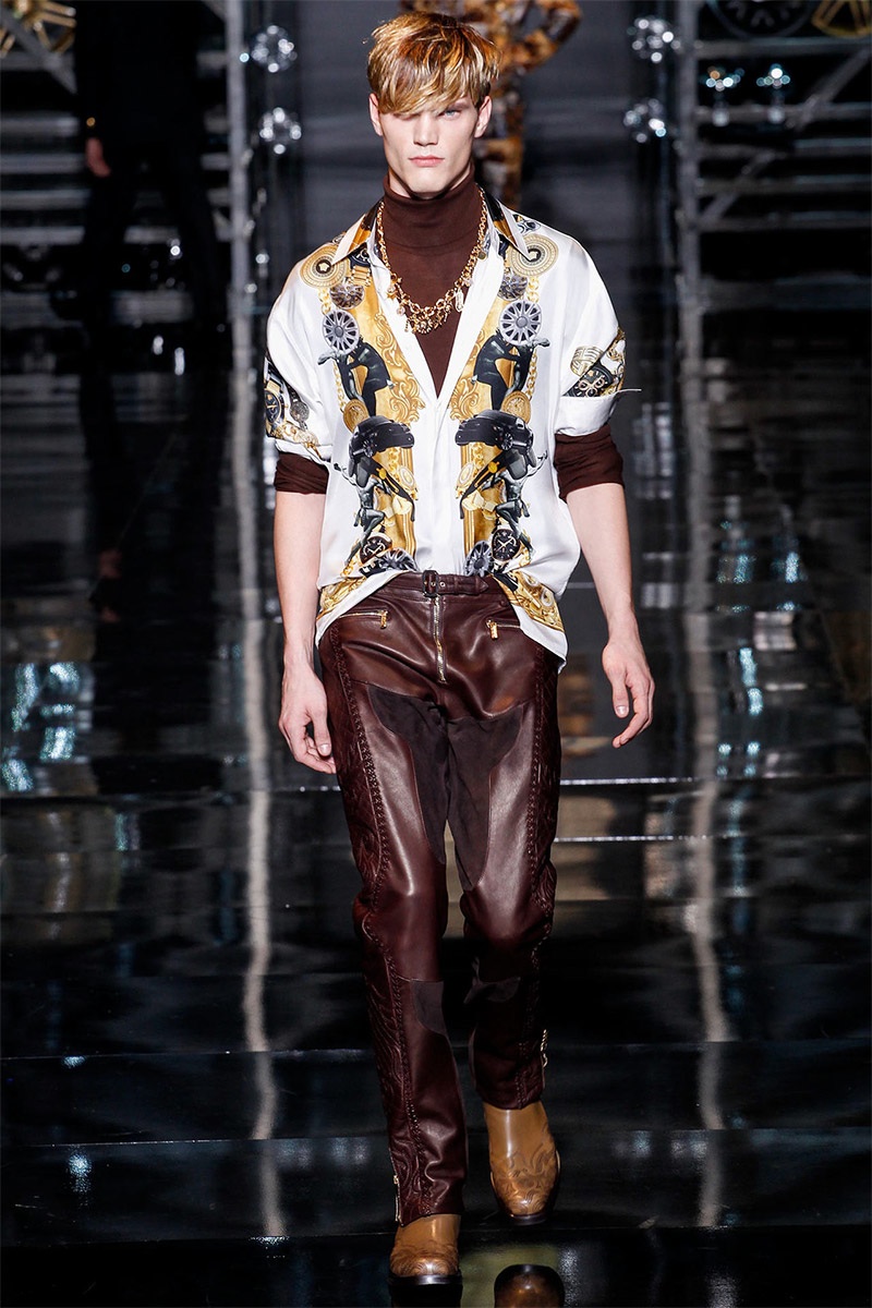 Versace Men Fall/Winter 2014 | Milan Fashion Week – The Fashionisto