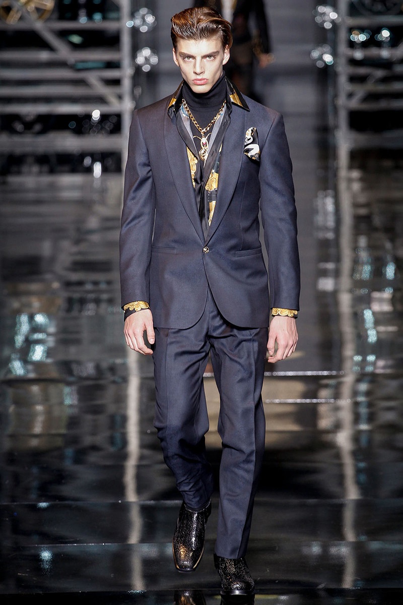 Versace Men Fall/Winter 2014 | Milan Fashion Week – The Fashionisto