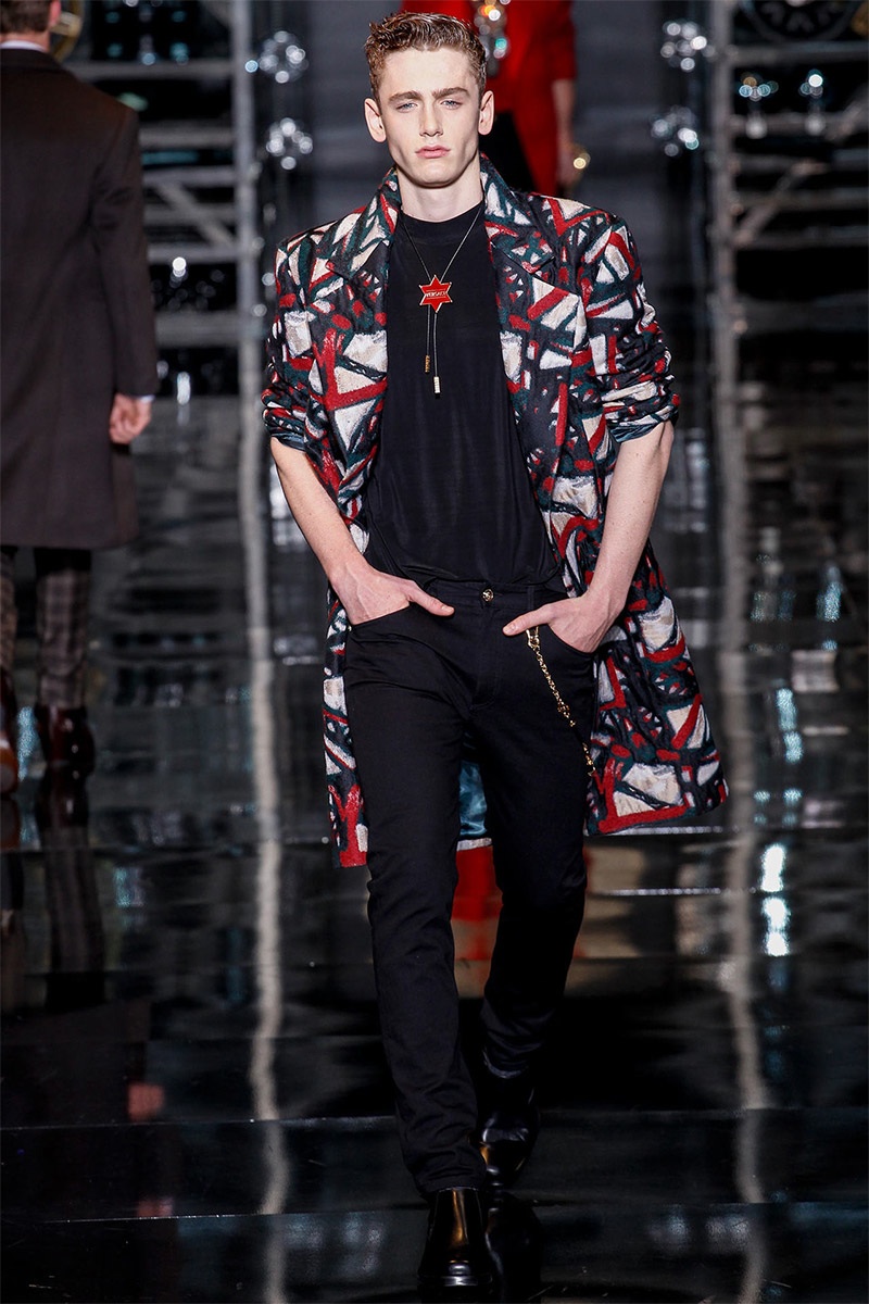 Versace Men Fall/Winter 2014 Milan Fashion Week The Fashionisto