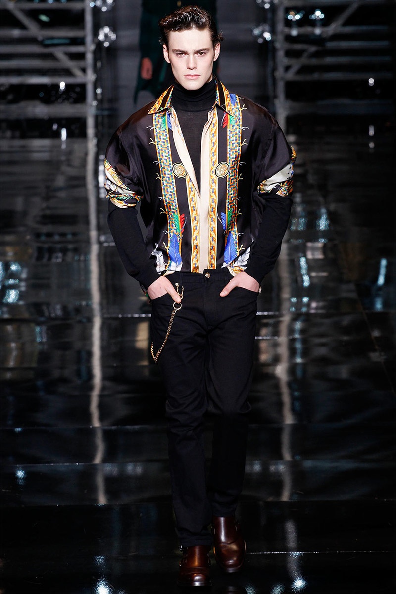 Versace Men Fall/Winter 2014 | Milan Fashion Week – The Fashionisto