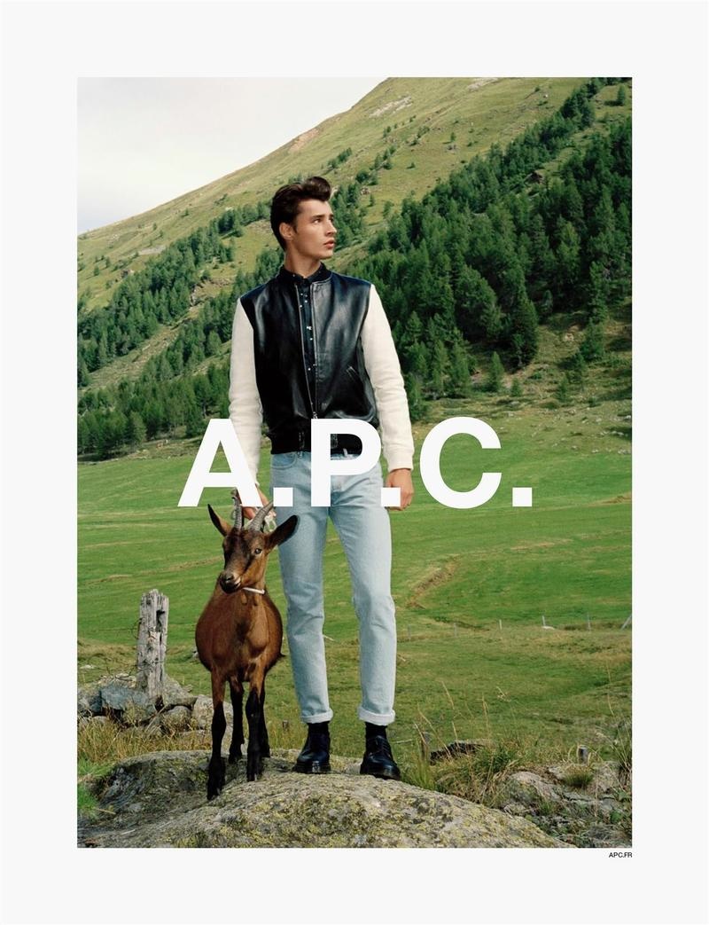 A.P.C. Spring/Summer 2014 Campaign Featuring Adrien Sahores