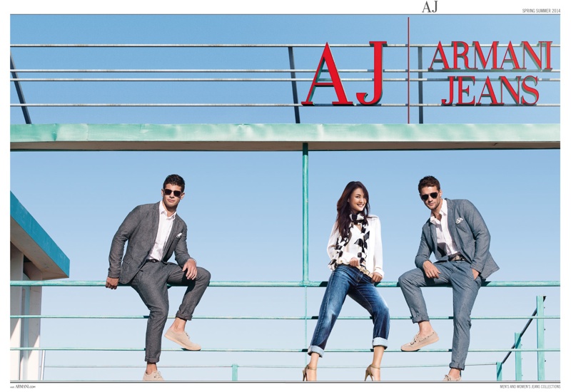 armani jeans spring summer 2014 catalogue photos 002