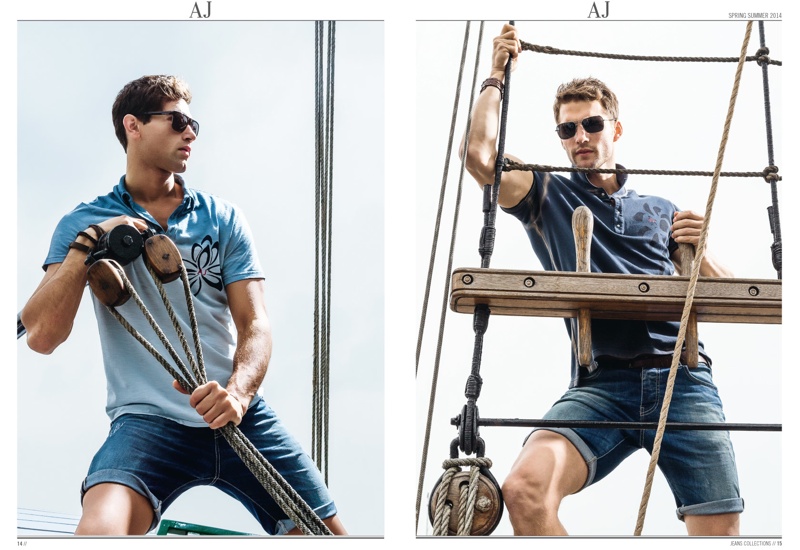 armani jeans spring summer 2014 catalogue photos 006