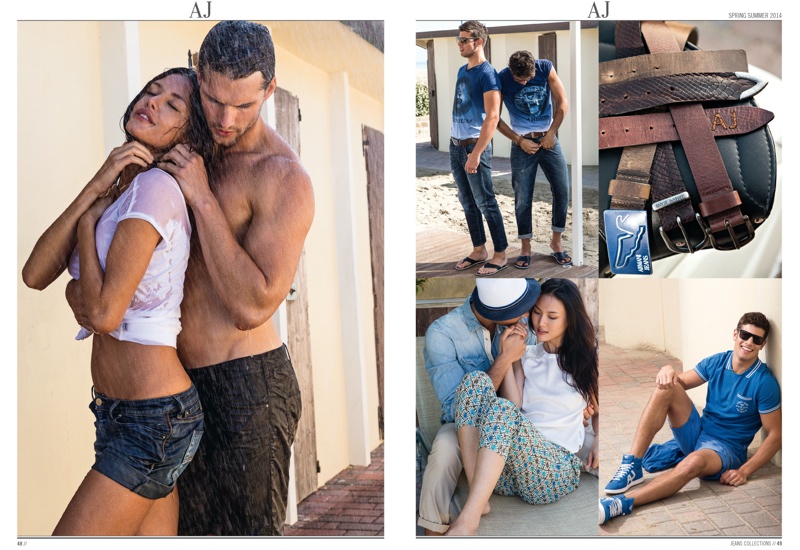 armani jeans spring summer 2014 catalogue photos 010