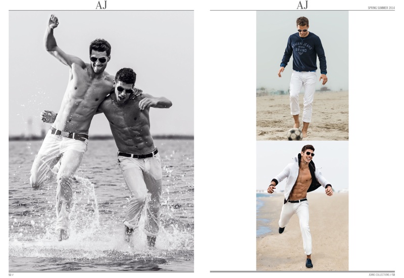 armani jeans spring summer 2014 catalogue photos 011