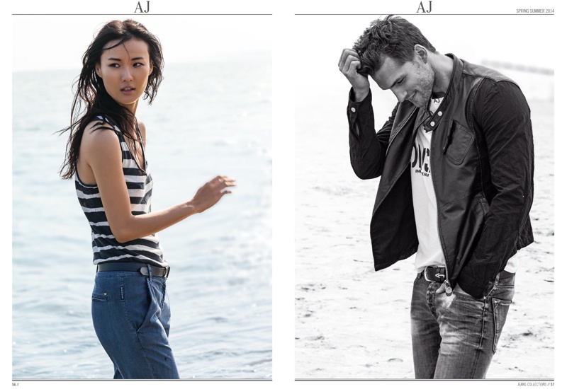 armani jeans spring summer 2014 catalogue photos 013