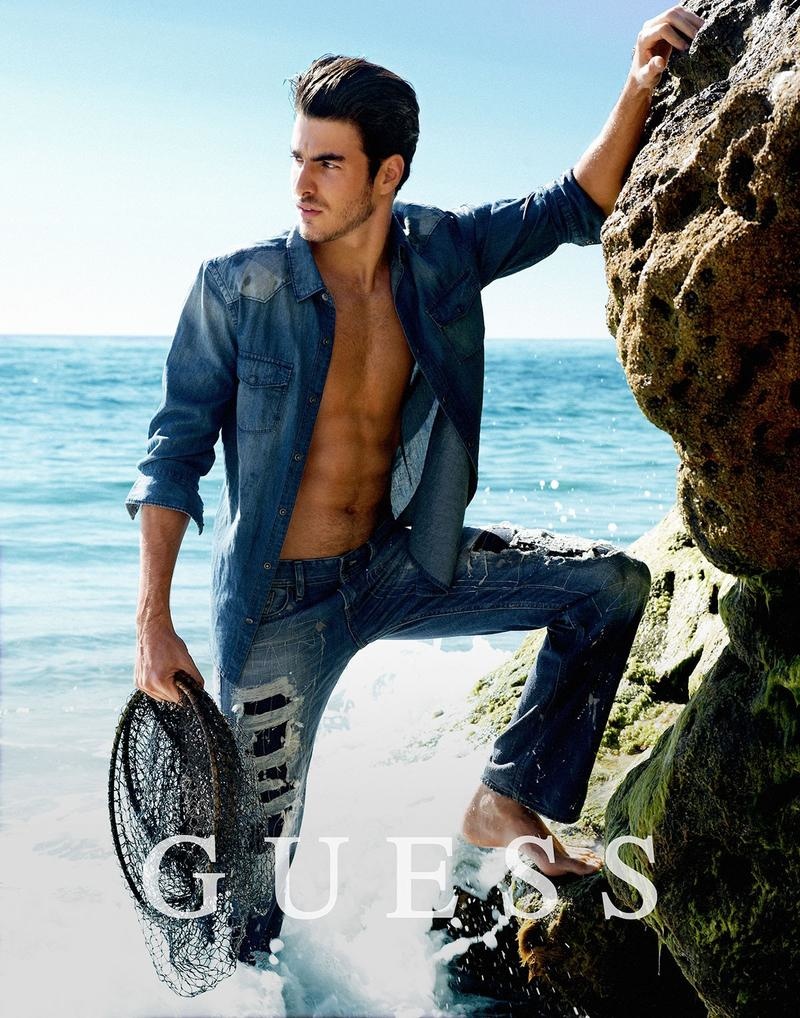 Guess Spring/Summer 2014 Campaign Starring Gui Fedrizzi – The Fashionisto