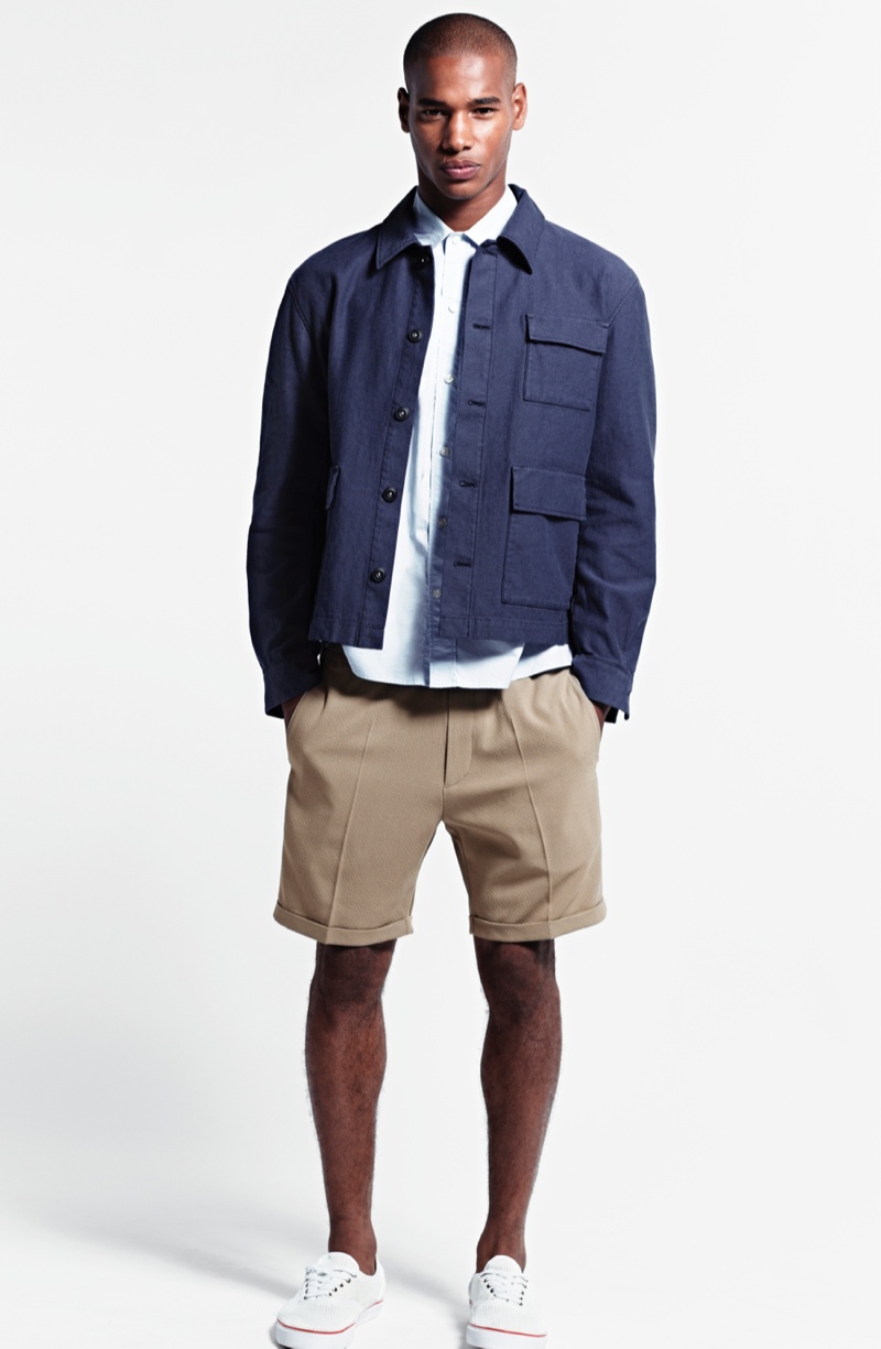 Sacha M'Baye Sports Trendy H&M Spring 2014 Styles – The Fashionisto