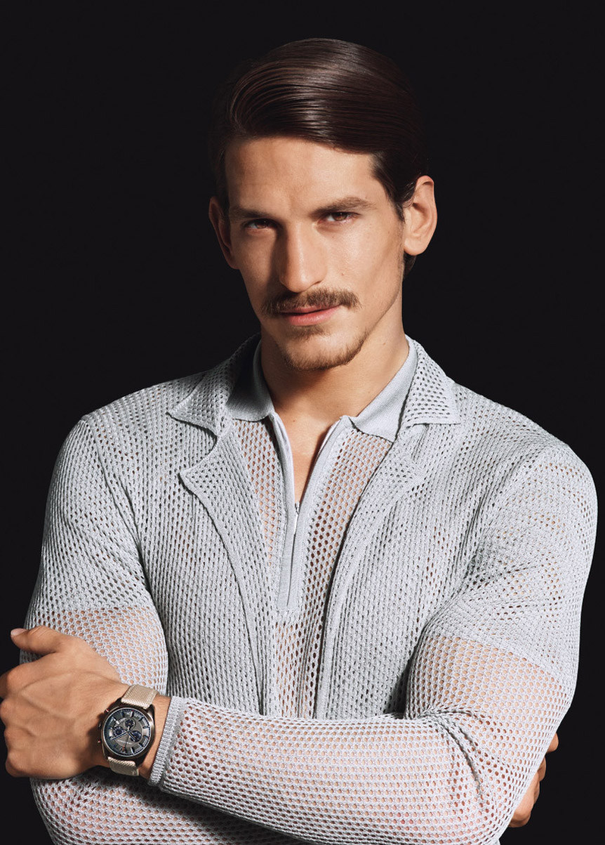 Another Photo of Jarrod Scott for Emporio Armani Spring/Summer 2014 Watches Campaign