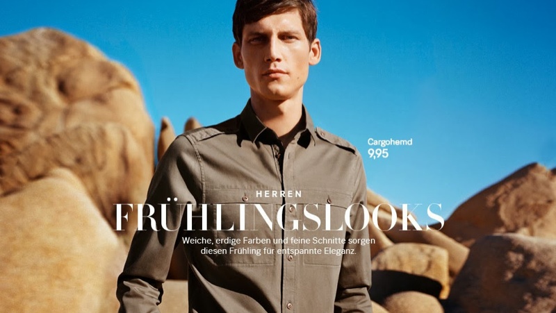 Roch Barbot Dons New Spring Looks from H&M